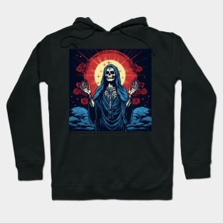 Day Of The Dead - Praying La Calavera Catrina - Santa Muerte Hoodie